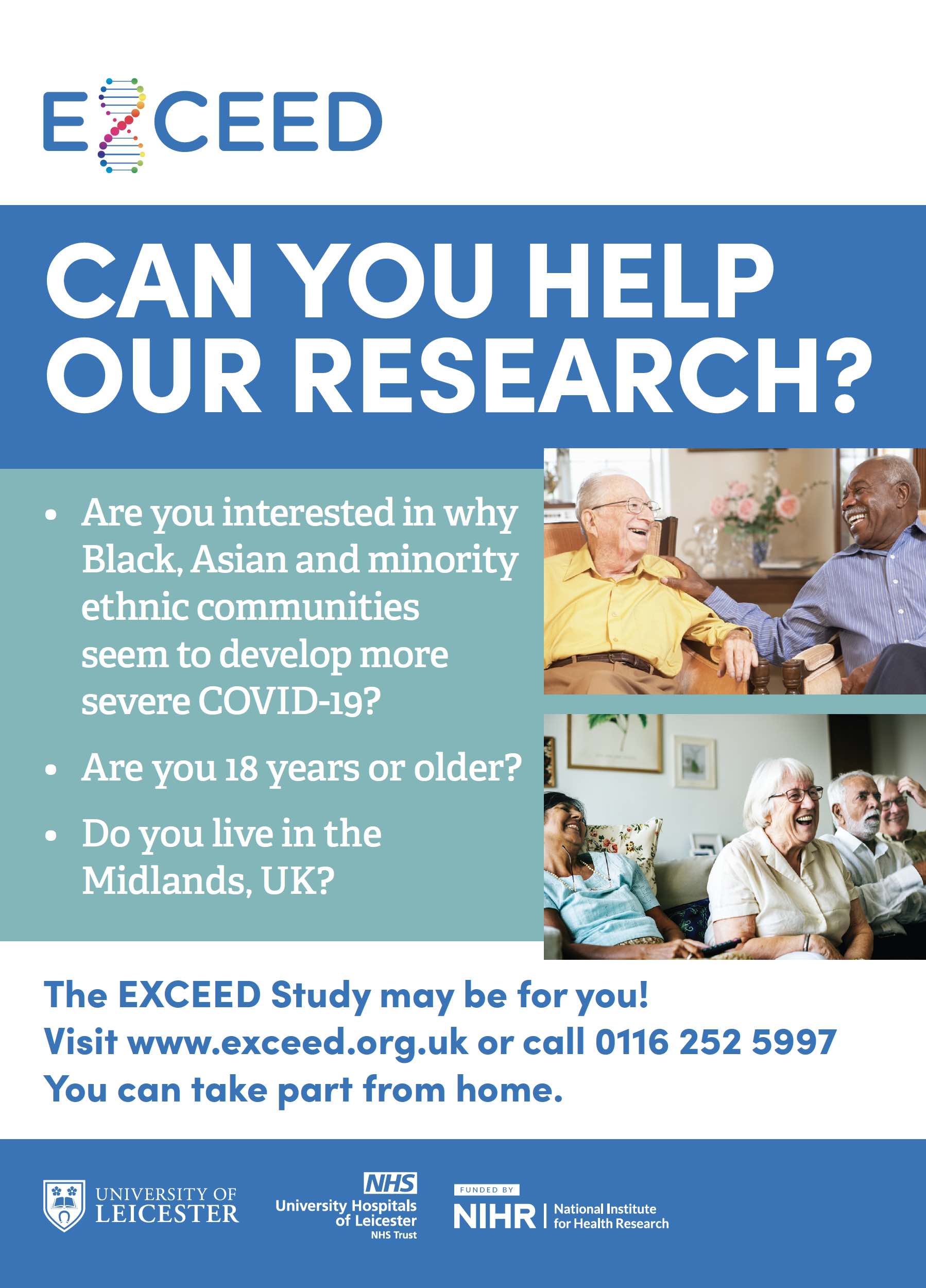 Exceed. Can you help our research? Poster